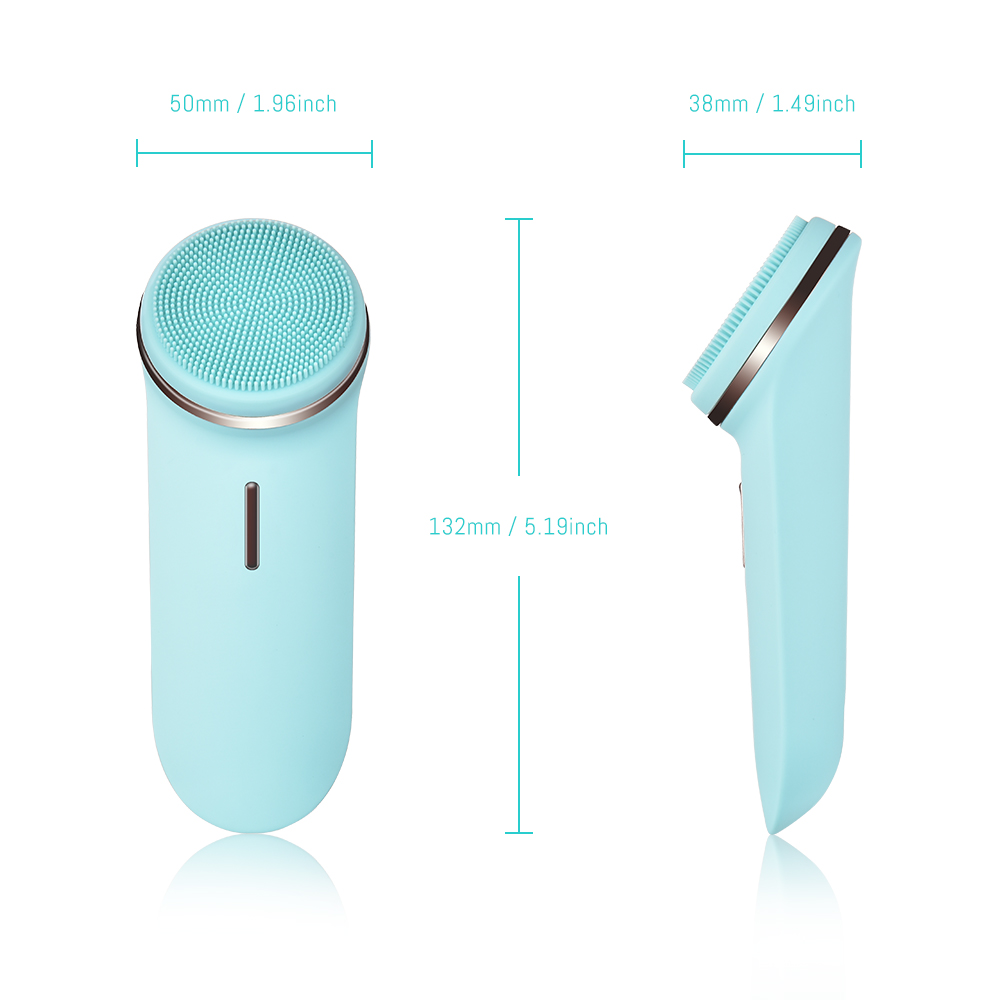 Silicone Facial Cleaning Brush Beauty Cleanser Vibrating Electric IPX7