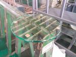 8mm Silk Screen Colored Tempered Ultra Clear Glass for Tabletop Furniture