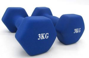 China red blue pink gren purple Gym fitness womens vinyl dipping neoprene dumbbell wholesale