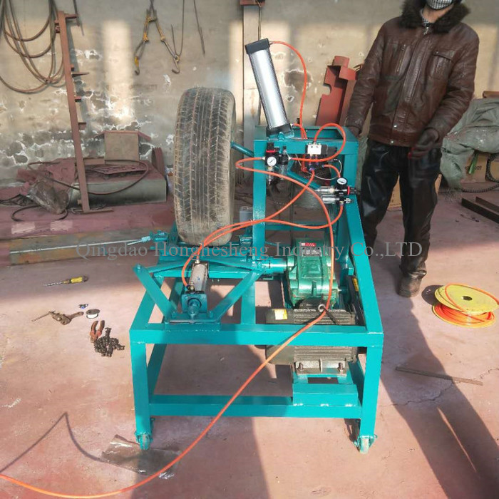 Tire bead ring cutting machine/Waste Tyre Recycling machine/truck tire sidewall cutter tyre recycling machine powder