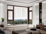 Modern Aluminum Clad Casement Windows Heat Insulation Customized