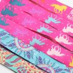 Woven Plain RFID Festival Wristbands For Corporate Entrance Ticket Event