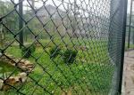 Chain Link Fence with Pedestrian Gates For Powder Stations