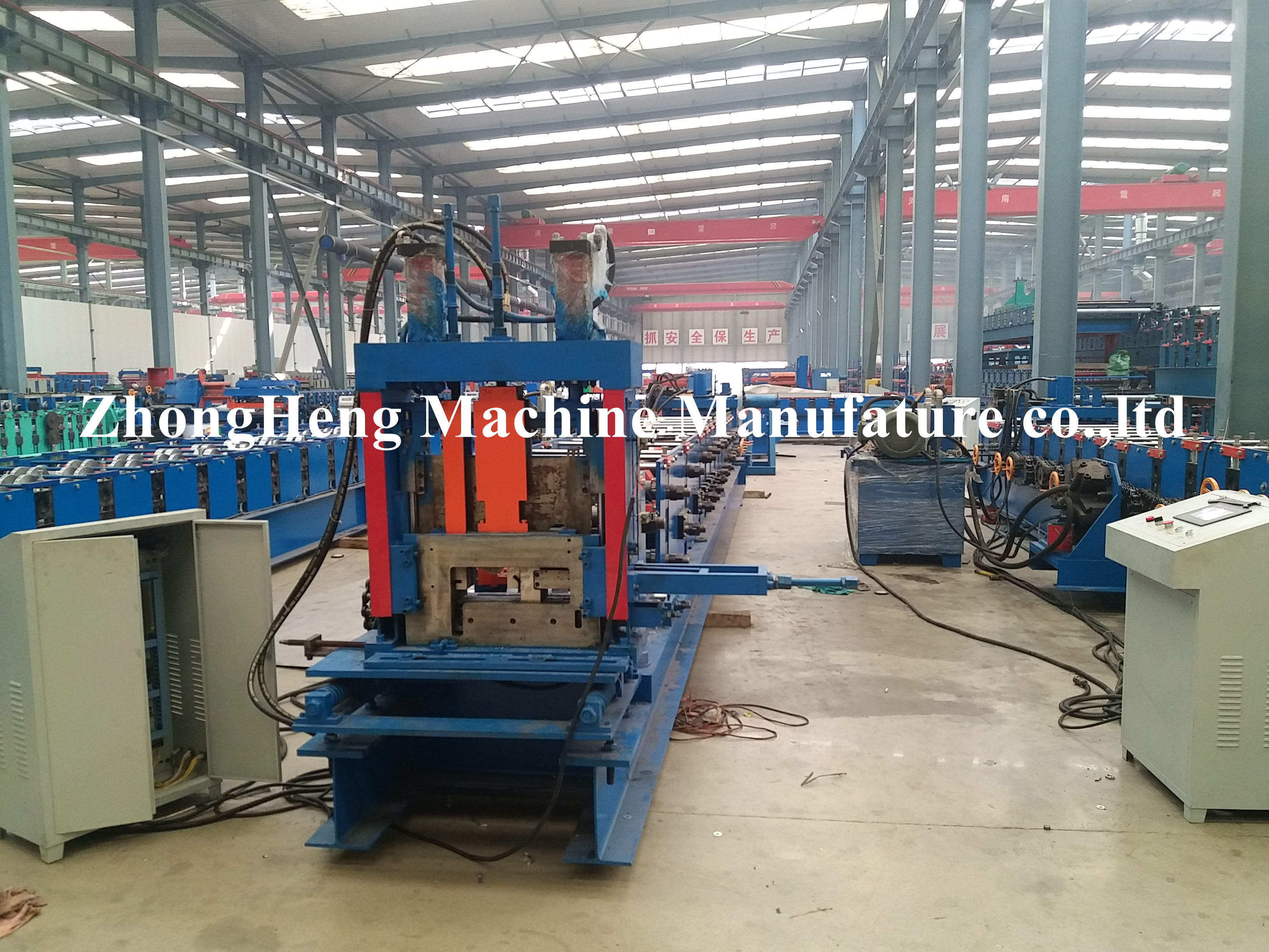 Automatic C Z Purlin Roll Forming Machine with Mitsubishi PLC 1.5mm - 3.0mm