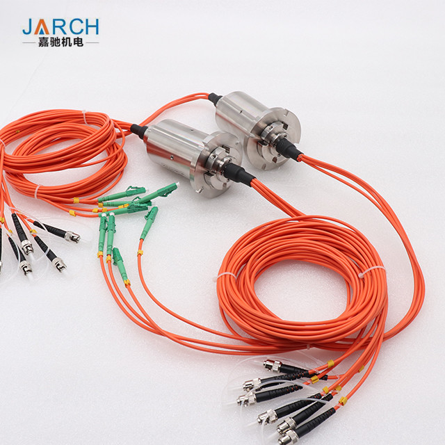 Multi-Channels Fiber Optic Rotary Joint High Speed With S304 Housing IP68 Single channel six channels