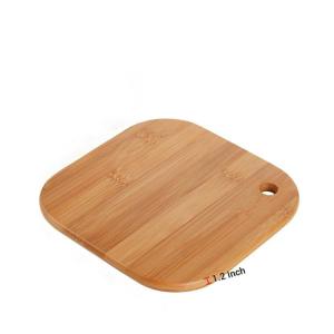 Handmade Vegetable 20x20x3cm Mini Bamboo Cutting Board For Children