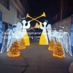 christmas lighted angel