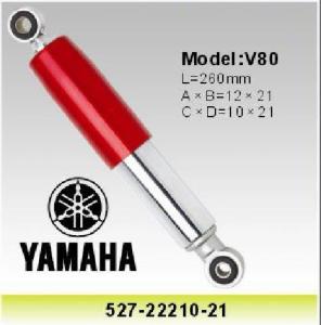 China Yamaha V80 Motorcycle Shock Absorber 527-22210-21 , Motor Rear Shocks , Red Color wholesale