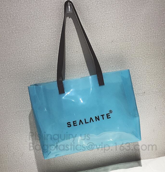 Personalized Monogrammed Beach Clear PVC Bag, Korean style clear beach bag, vinyl waterproof beach bag, beach tote, tote