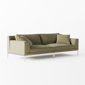 China Green Leather Office Sofa Set PU Leather Furniture Modern Sofa wholesale
