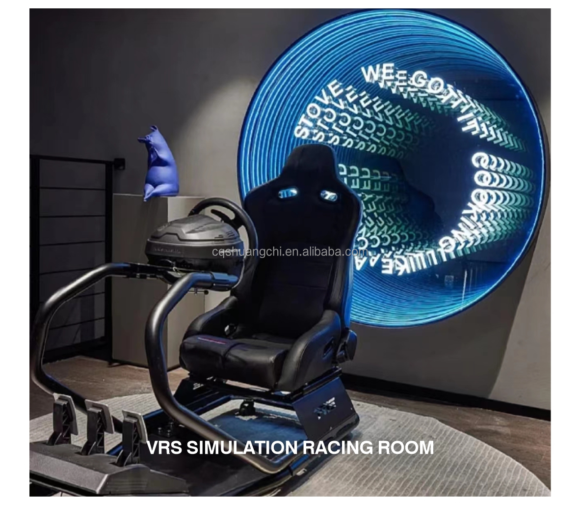 Customization Abyss Neon Mirror Advertising Light Boxes for Wall-Mounted or Floor-Standing