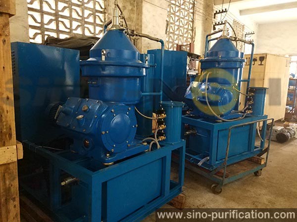 China Tailored 6000L/H Disc Centrifugal Oil Purifier Auto Operation wholesale