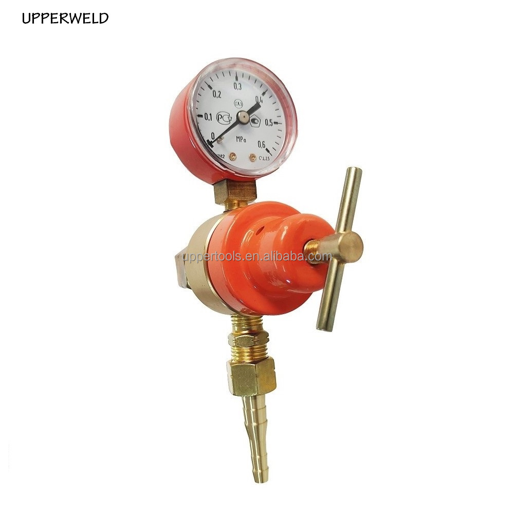 Orange Brass Material Russia Type Propane Gas G7/8 Regulator for Cutting Applications