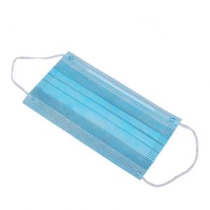China Dust Proof Blue 3ply 50Pcs Earloop Medical Mask wholesale