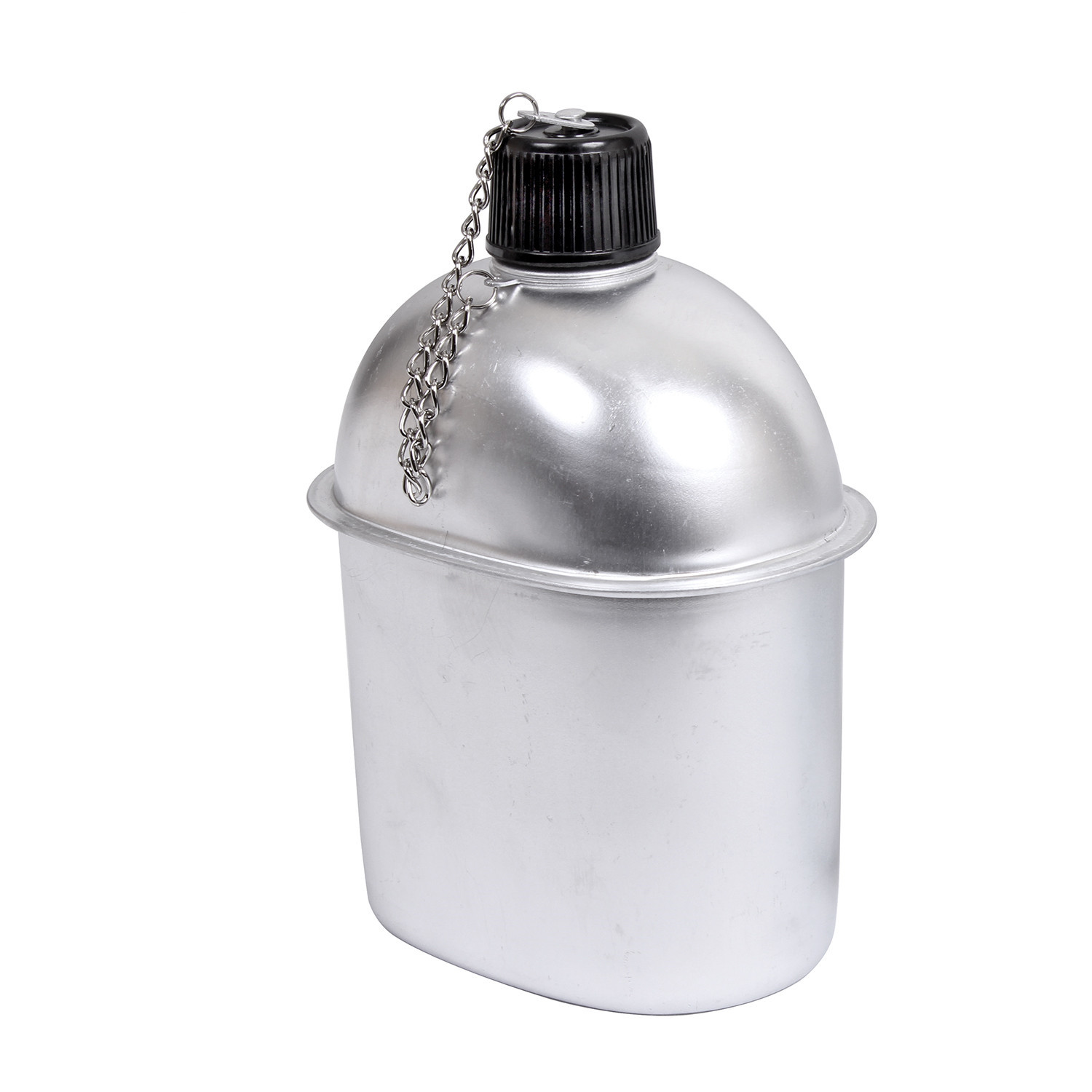 Portable Durable Aluminum GI Style Canteen Holding One Quart