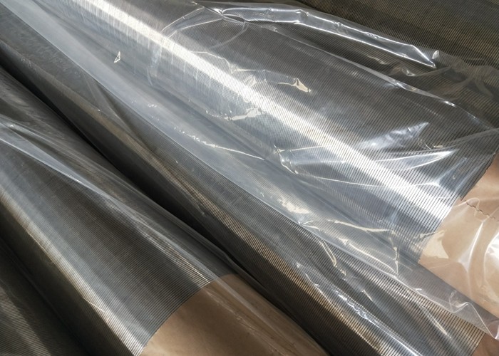 Full Welding 40 Slot Johnson Vee Wire Screen With High Pressure Resistance