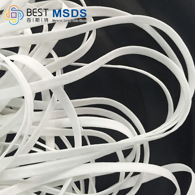 Flat Round Earloop Webbing Band Face Mask Support 2.8mm 6.0MM