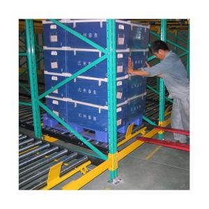 Peterack Gravity Flow Roller Rack Powder Coated Heavy Duty Flow Rail Racking