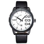 Japan Movement Stainless Steel Watches / Charm Men'S Leather Watches With ODM