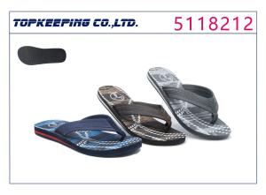 China Stylish Men Rubber Slipper EVA Thin Sole Flip Flop wholesale