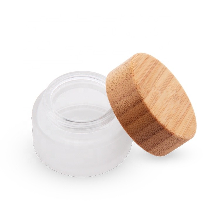 0.5OZ 1.76OZ 2OZ Ointment Cream Matte Glass Jar Frosted Glass Makeup Containers