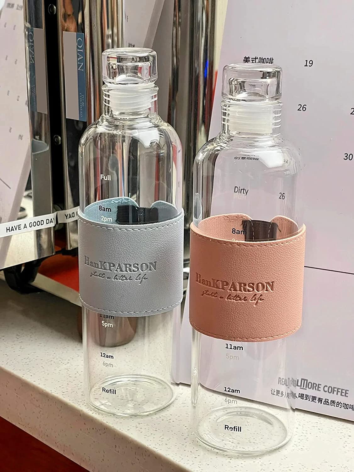 Round Glass Bottle for Transparent 750ml 700ml 500ml 250ml Mineral Water Container