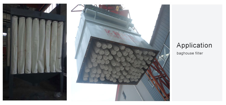 Polypropylene Felt Baghouse Filter Good Alkali Resistance and Environmentally Friendly