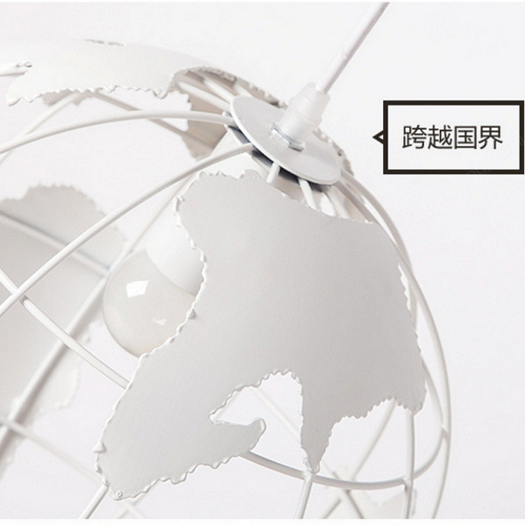Spherical pendant light Black And White Color For indoor home Decoration (WH-AP-76）