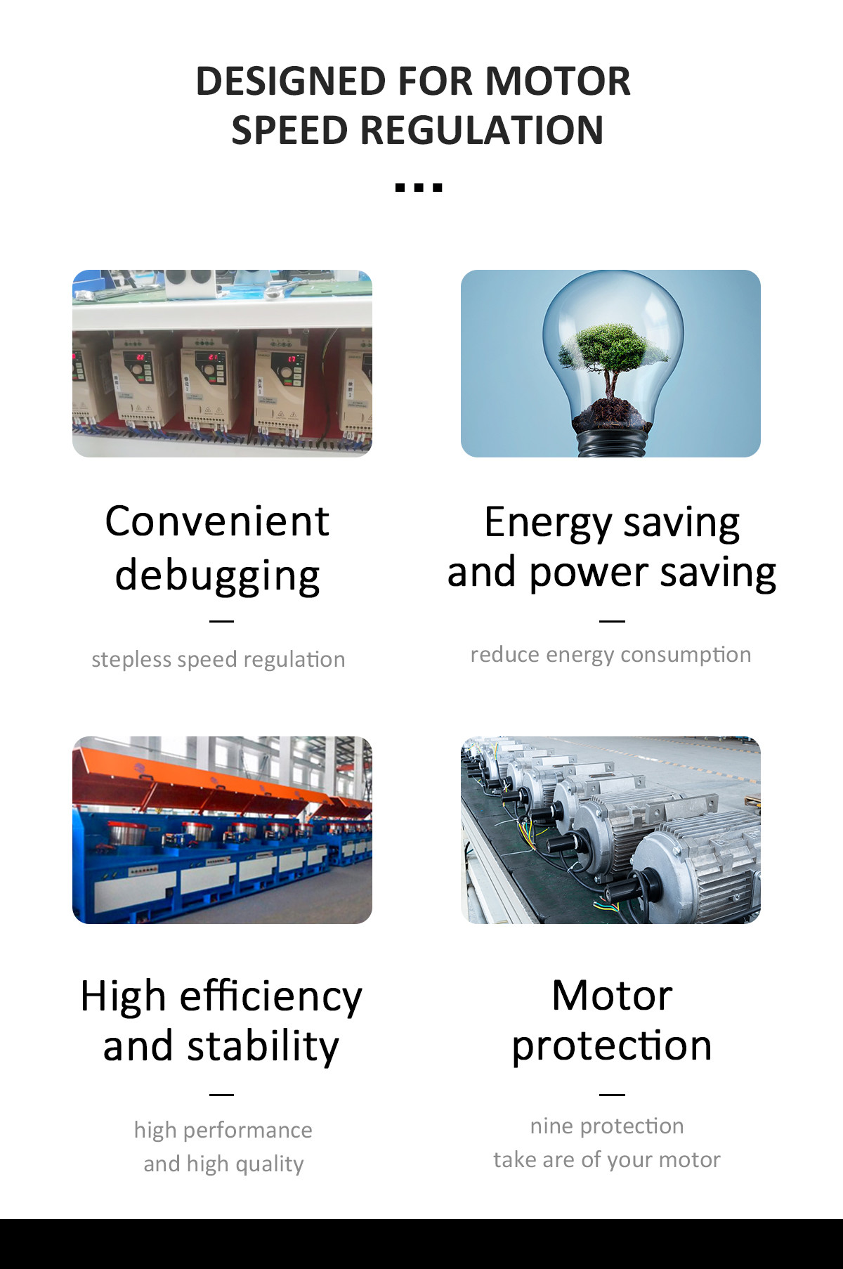 Mini VFD Frequency Converter Single Phase To Three Phase 0.75KW