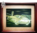 Home Decoration Metal Frame Art , Aluminium Steel Brass Metal Photo Frame