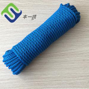 China White Twisted 3 Strand Nylon Rope UV Resistance High Strength wholesale