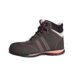 Fashionable Work Safety Women Non Slip Shoes Light Weight Mental Free Sports