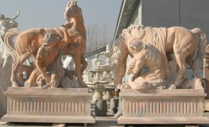China Horse stone sculpture for garden wholesale