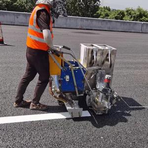 China Double Components Road Line Striping Marking Equipment wholesale