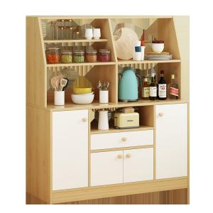 China OEM White 80x30x80cm Kitchen Sideboard Cabinet For display wholesale