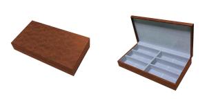 China Multi Wood Eyeglasses Display Packaging Box Glasses Storage Tray wholesale