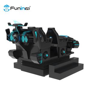 China Arcade 9D Virtual Reality Simulator Amusement Park 6 Seats Motion Platform Vr Roller Coaster wholesale