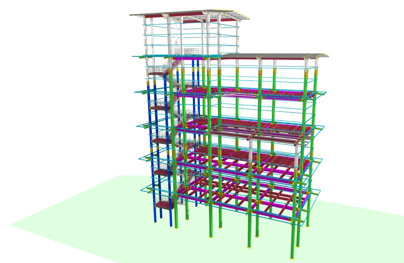 Multi-storey steel building