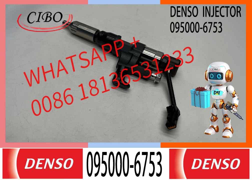 095000-6753 23670-E0030 Diesel Common Rail Fuel Injector for Hino Series Engine