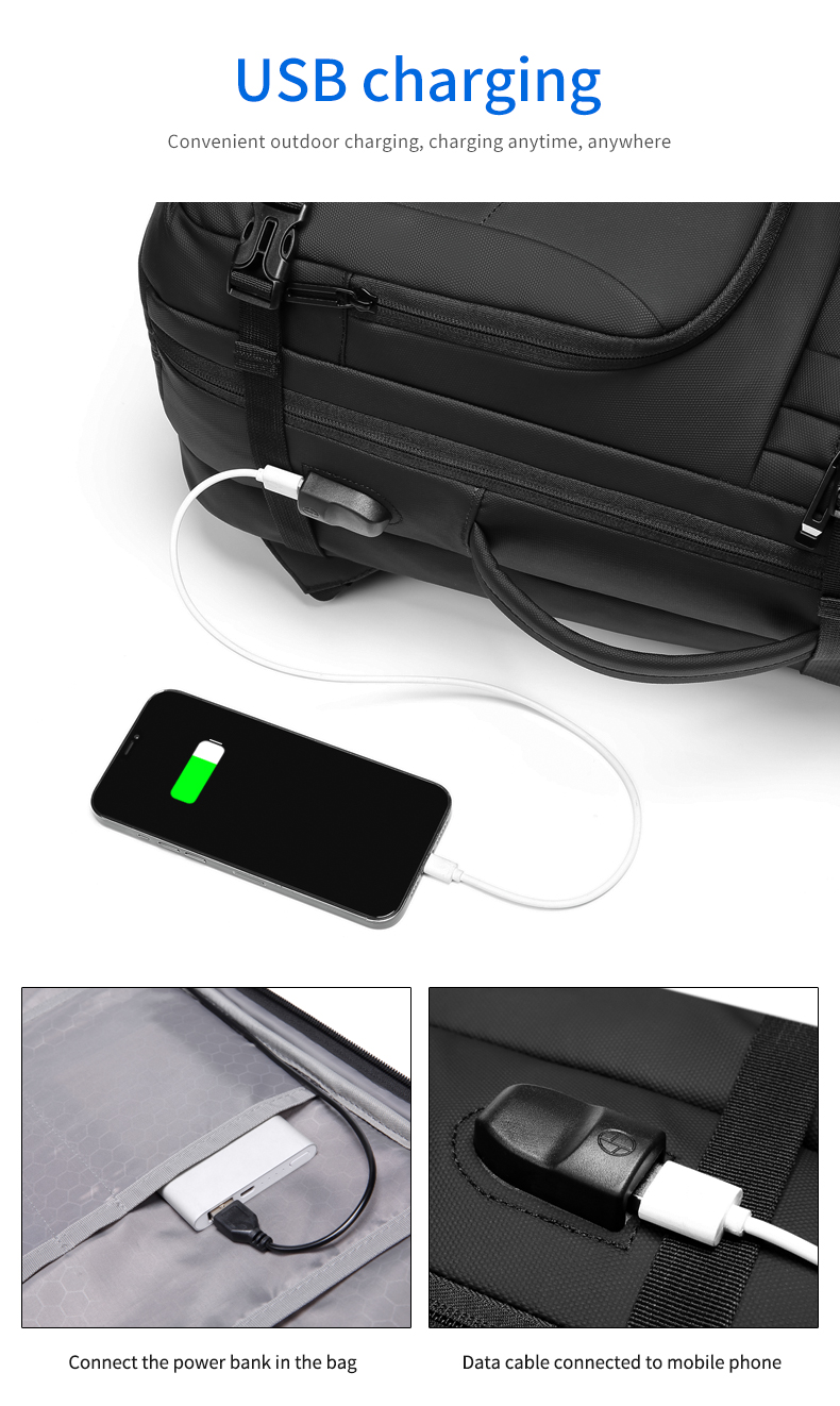 Factory wholesale OEM customized new travel backpack men's waterproof business Laptop Backpack for men