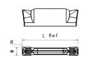 CT5025 CT5035 Carbide Grooving Insert For Stainless Steel