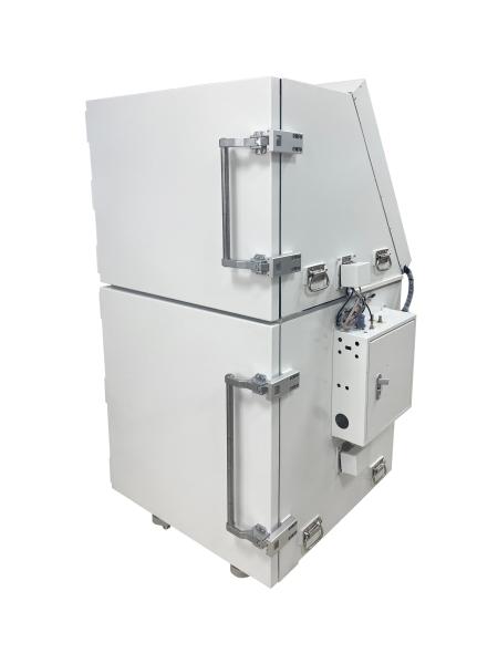 Hermetically Sealed Sound Proof Enclosures 40dB Pneumatic Automatic Acoustic