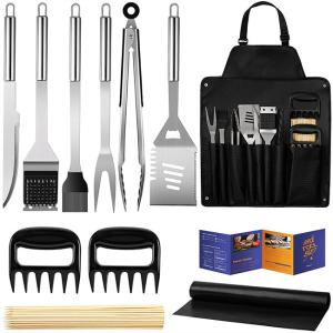 China Stainless Steel BBQ Utensil Set FDA Available For Multiapplication wholesale