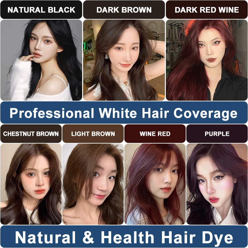 Herbal Formula Hair Dye Shampoo Ammonia Free Cosmetic Grade