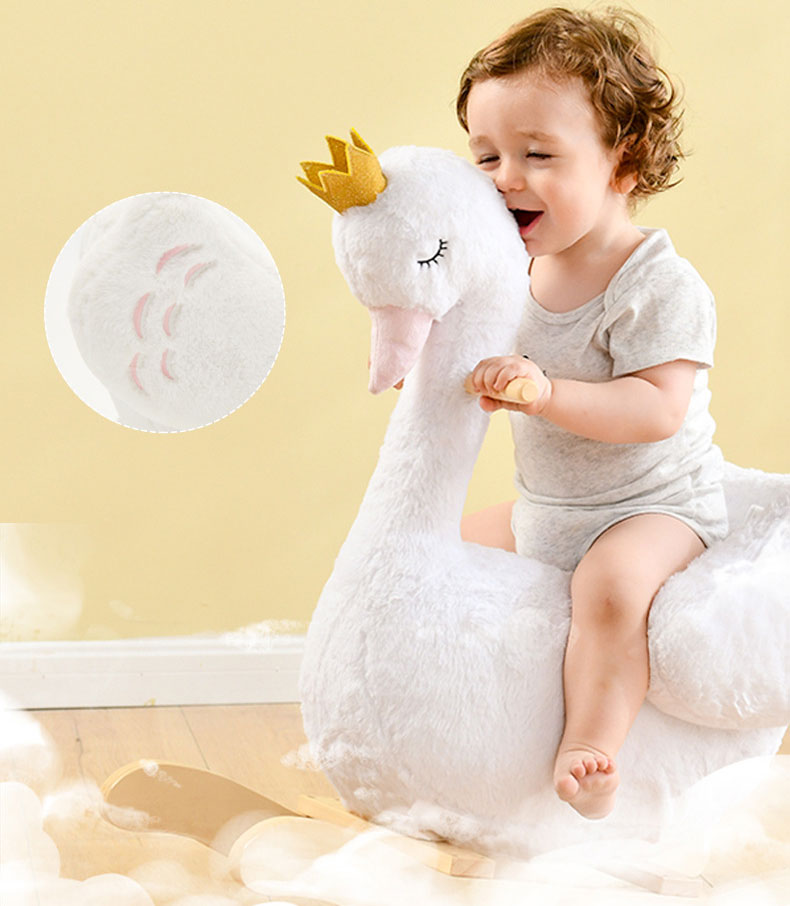 Rocking Horse Toddler Ride-On Toy Solid Wood Unisex 0-24 Months Great for 1-5 Year Old Boys Girls