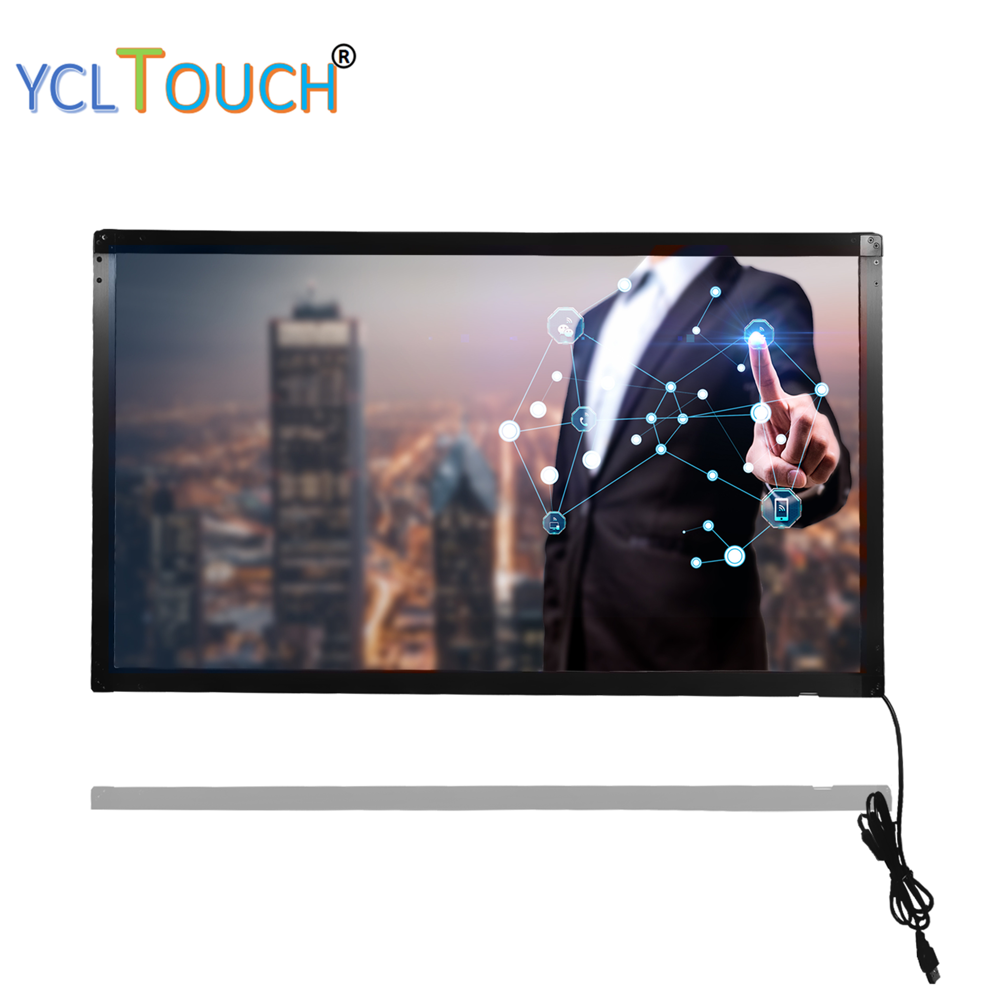USB IR Touch Screen Frame 27 Inch Infrared Multi Touch Screen 20 Points