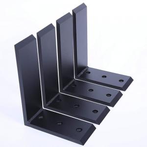 China Black Powder Coated Heavy Duty Stainless Steel Bracket for Countertop Stability wholesale