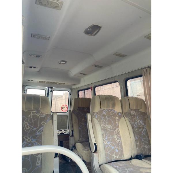 Second Hand Mini Van Front Engine 11 Seats Rear Doors A/C High Roof 140hp Used IVECO Minibus NJ6604