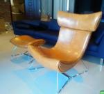 Replica Imola chair with ottoman leather imola chair with ottoman