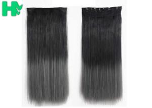 China Ombre Synthetic Hair Extensions , Synthetic One Piece Hair Extensions wholesale